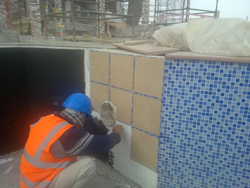 Swimming-Tile Fixing